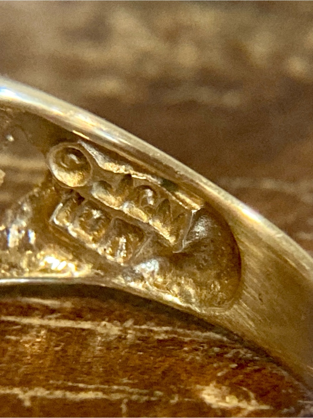Vintage 10k Yellow Gold JCM Openwork Filigree Band Ring Women's Jewelry Size 7 - Picture 7 of 16